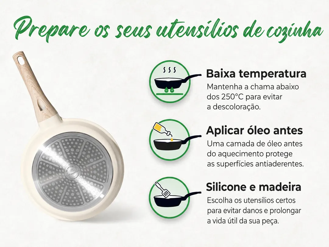 Conjunto de Panelas e Frigideiras Antiaderente 21 Peças — imagem 5