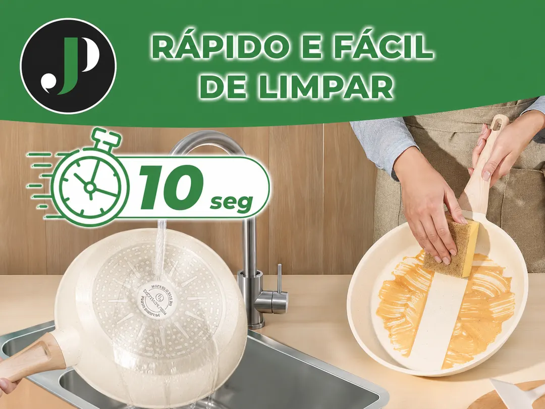 Conjunto de Panelas e Frigideiras Antiaderente 21 Peças — imagem 8